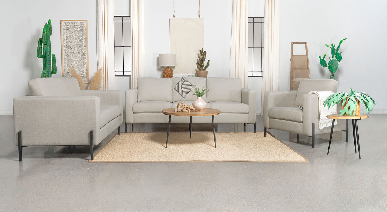 Tilly Upholstered Track Arms Sofa Set