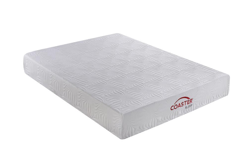 Key Twin Long Memory Foam Mattress White