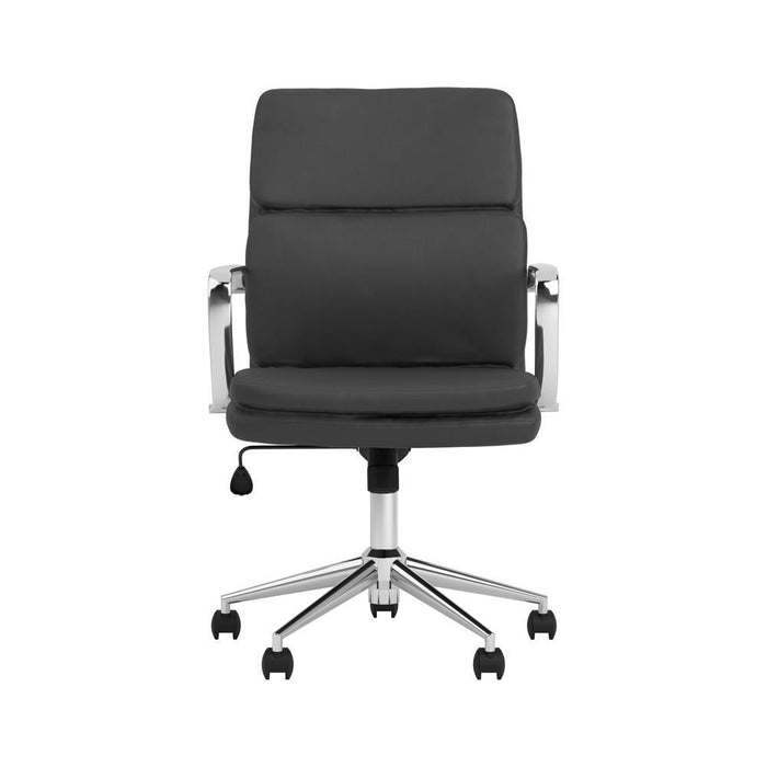 Ximena Standard Back Upholstered Office Chair Black