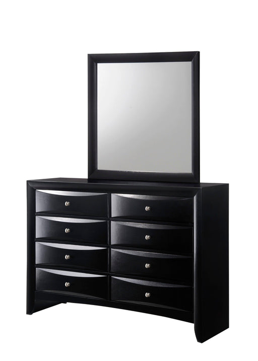 BLACK EMILY BEDROOM MIRROR image