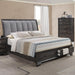 Crown Mark Jaymes King Storage Bed in Dark Brown image